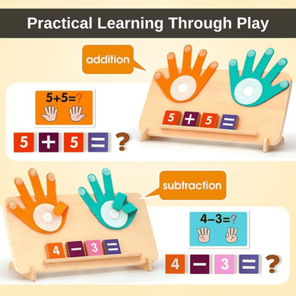 Interactive Wooden Counting Practice Set | Zyphhra
