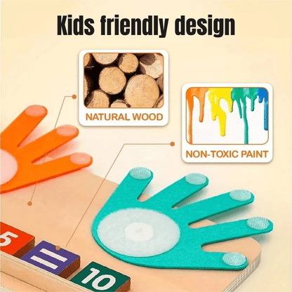 Interactive Wooden Counting Practice Set | Zyphhra