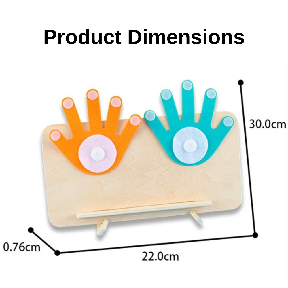 Interactive Wooden Counting Practice Set | Zyphhra