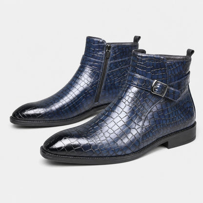 Croc Buckle Dress Boots | Zyphhra