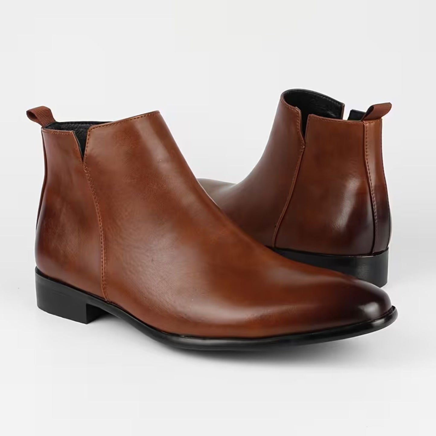 Square Toe Chelsea Boots | Zyphhra