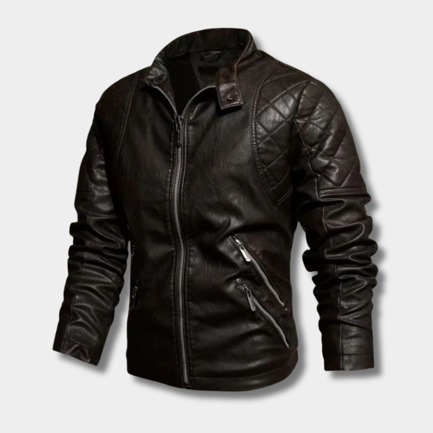 Vintage Quilted Leather Jacket | Zyphhra