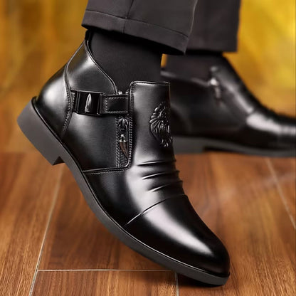 Embossed Chelsea Dress Boots | Zyphhra