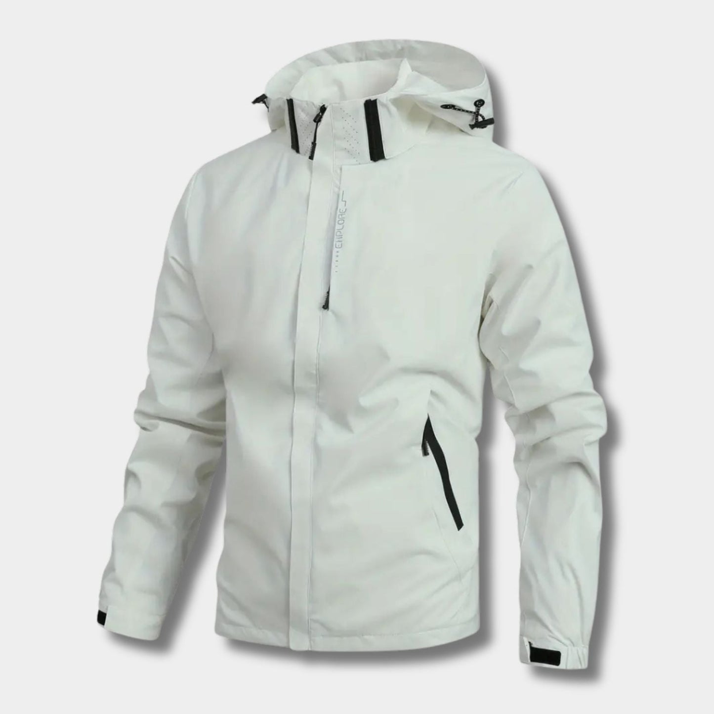 Adjustable Hood Shell Waterproof Jacket | Zyphhra