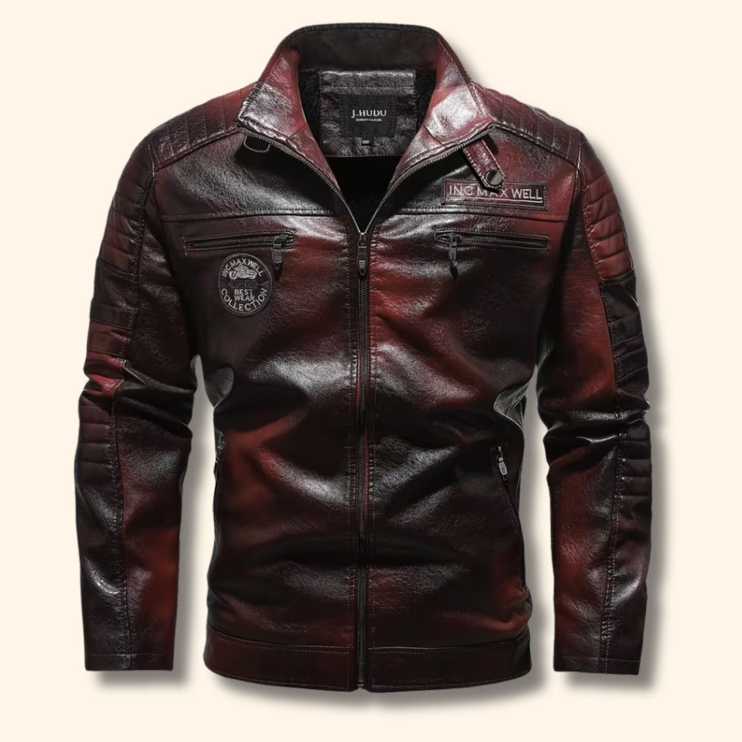 Urban Utility Leather Jacket | Zyphhra