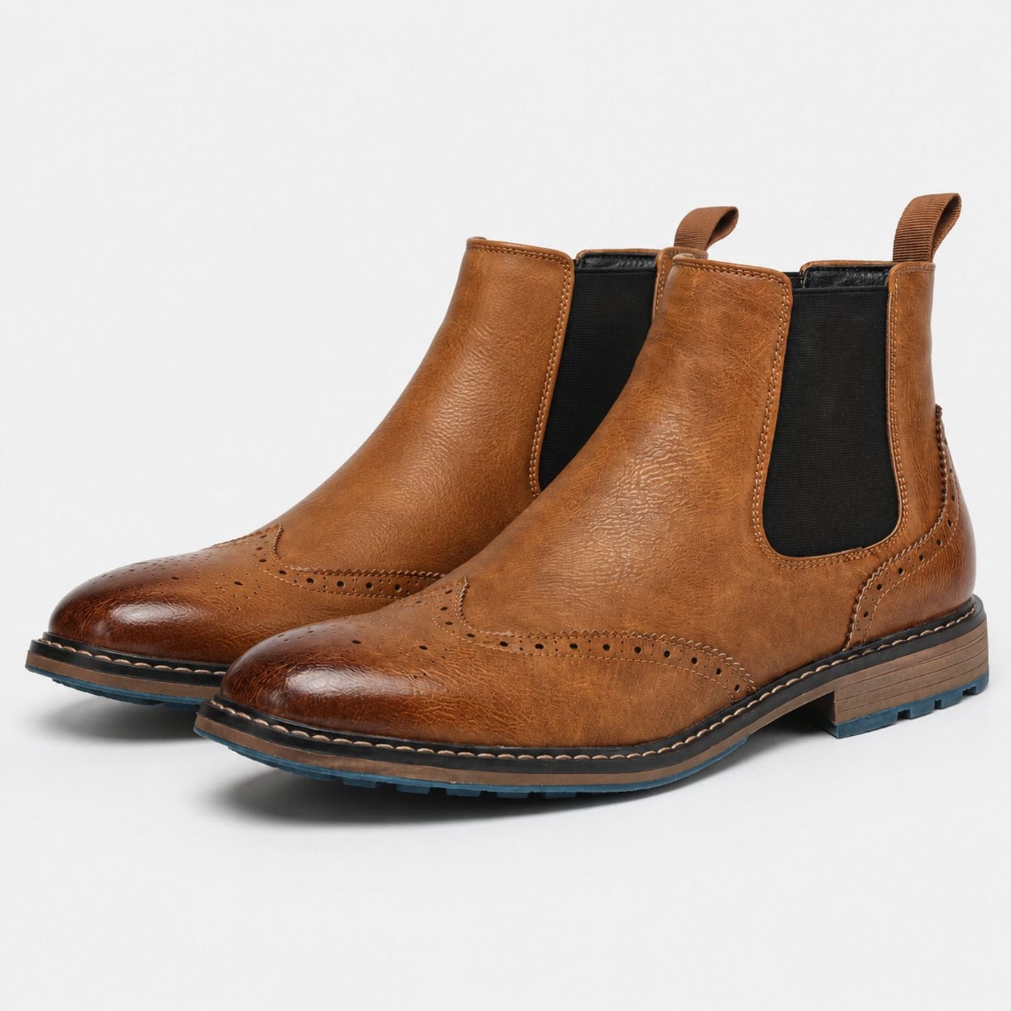 Wingtip Chelsea Dress Boots | Zyphhra