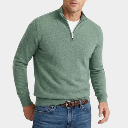 Classic Quarter-Zip Jumper | Zyphhra