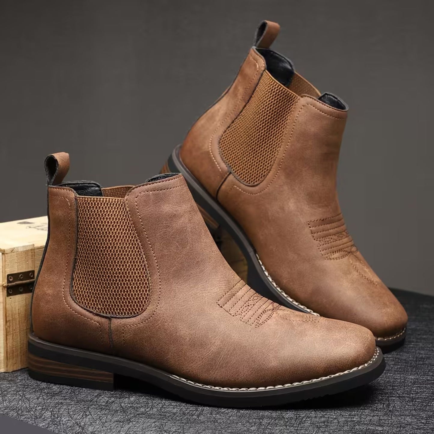 Minimalist Chelsea Dress Boots | Zyphhra