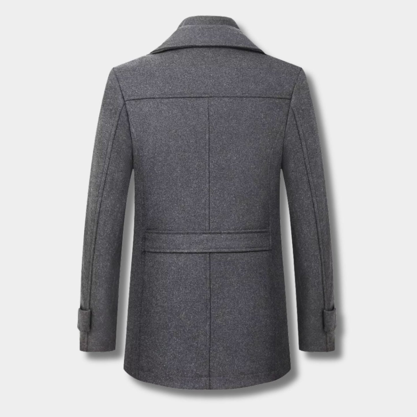 Ribbed Collar Padded Over Coat | Zyphhra