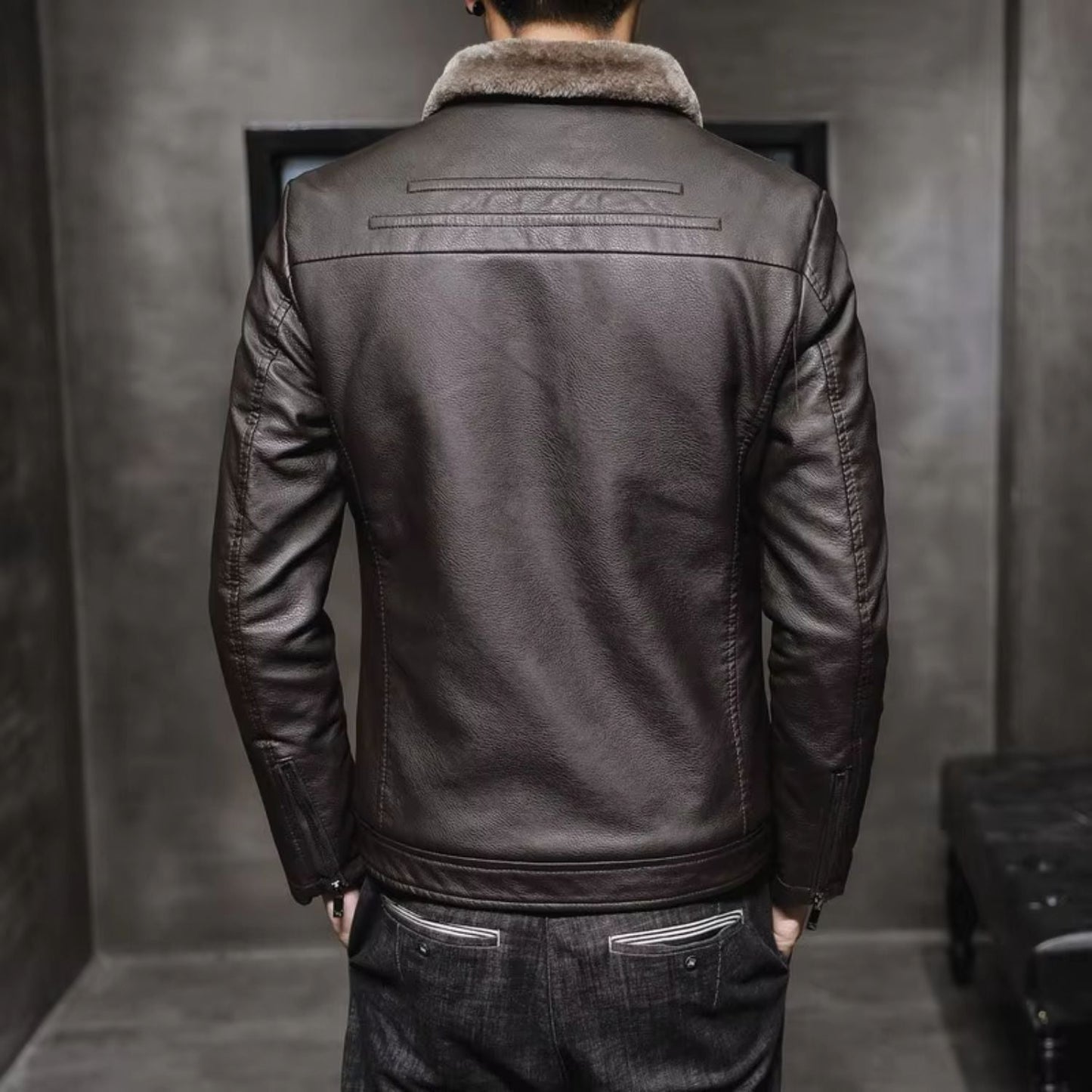Thermal Lined Leather Jacket | Zyphhra