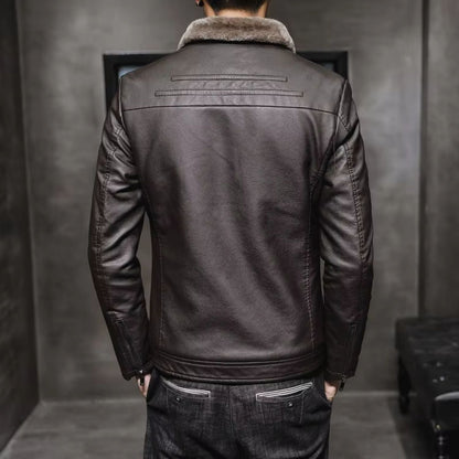 Thermal Lined Leather Jacket | Zyphhra