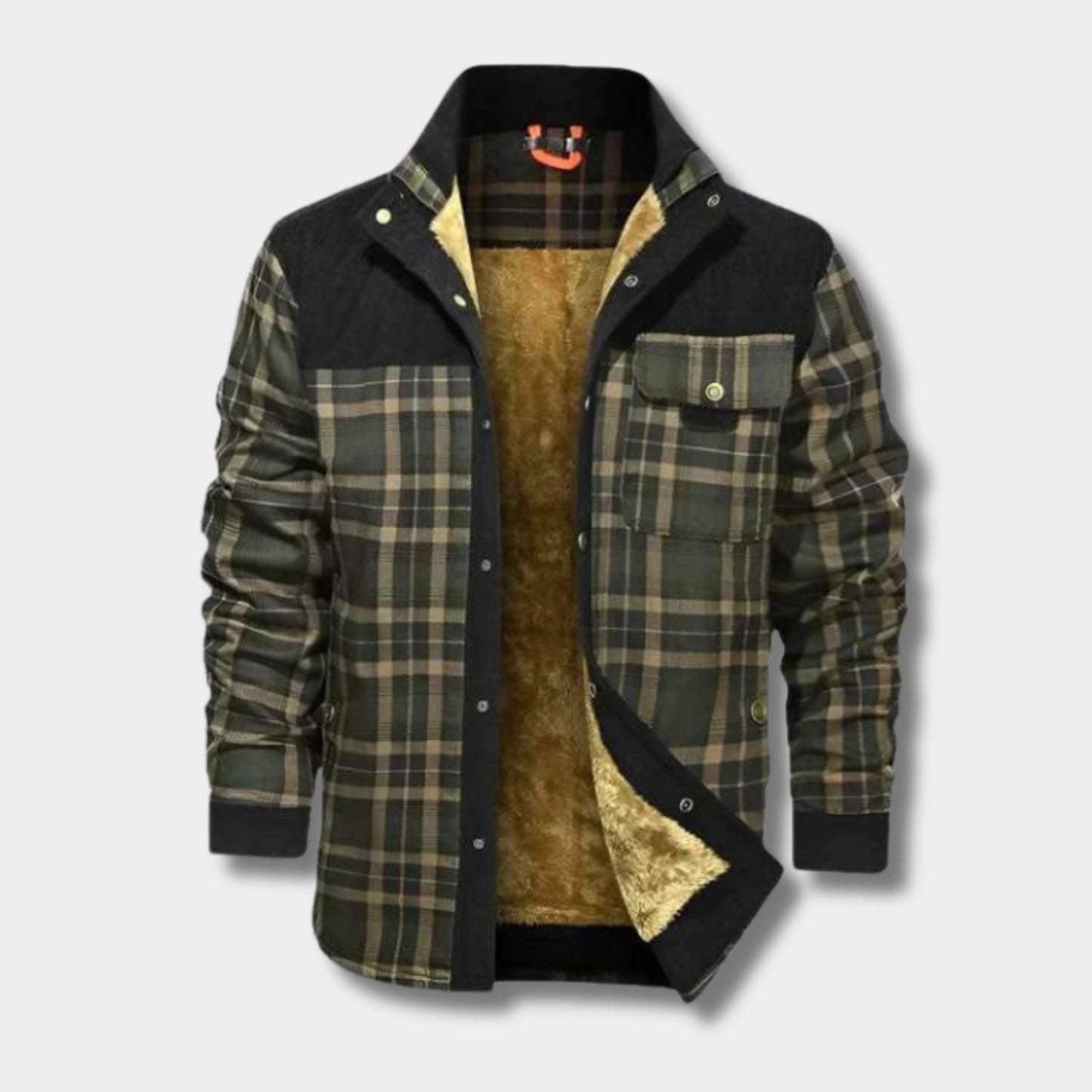 Fleece Lined Flannel Shirt Jacket | Zyphhra