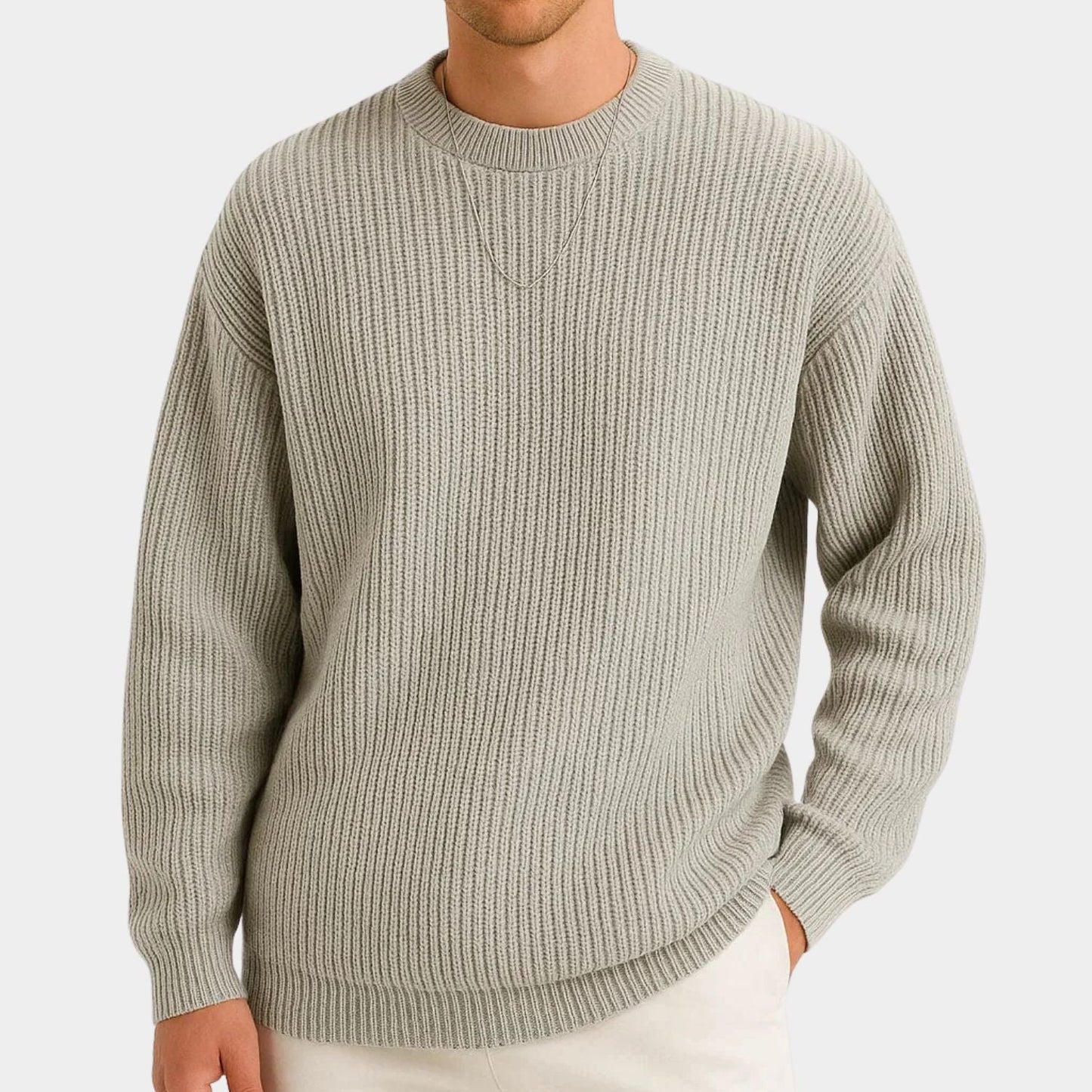 Oversized Ribbed Knit Jumper | Zyphhra