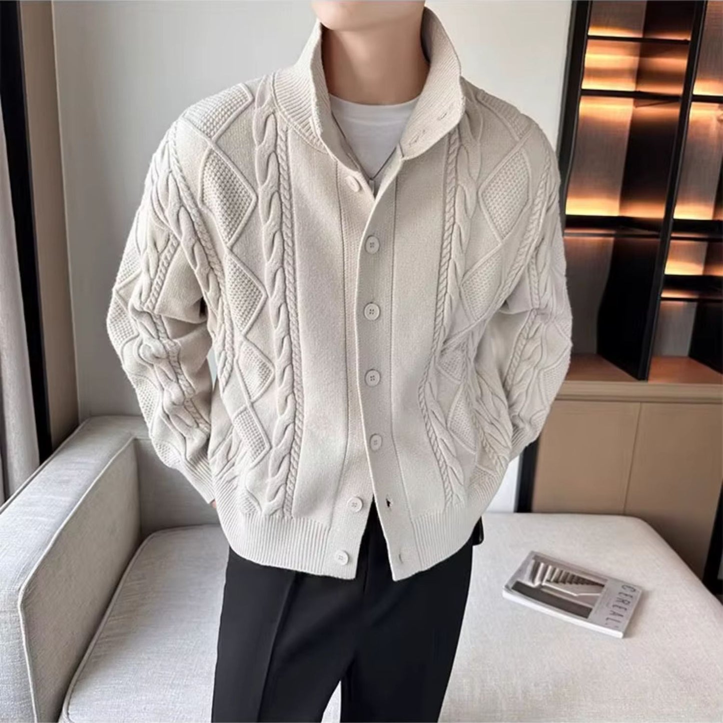 Chunky Collar Knit Jumper | Zyphhra