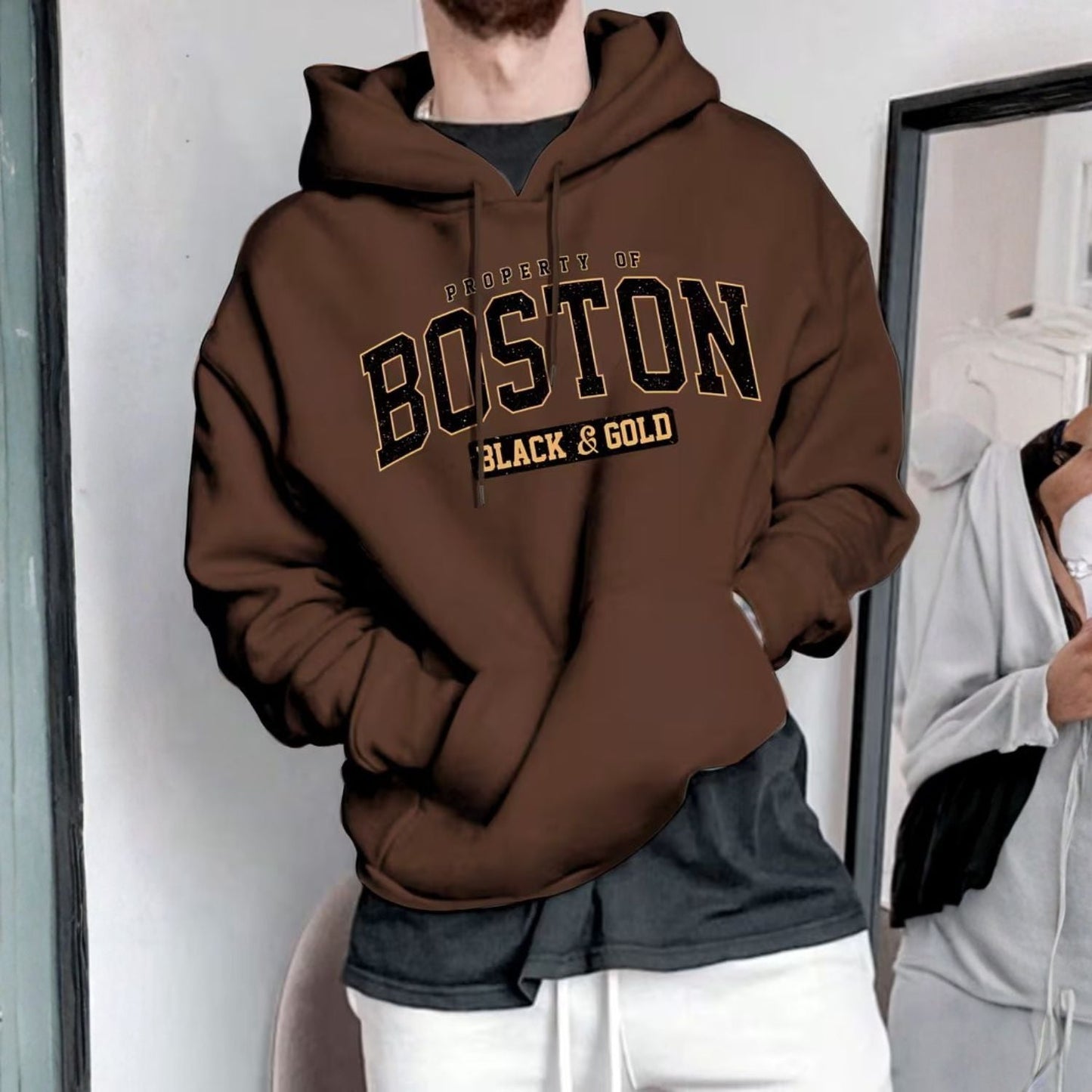 Boston Varsity Graphic Hoodie | Zyphhra