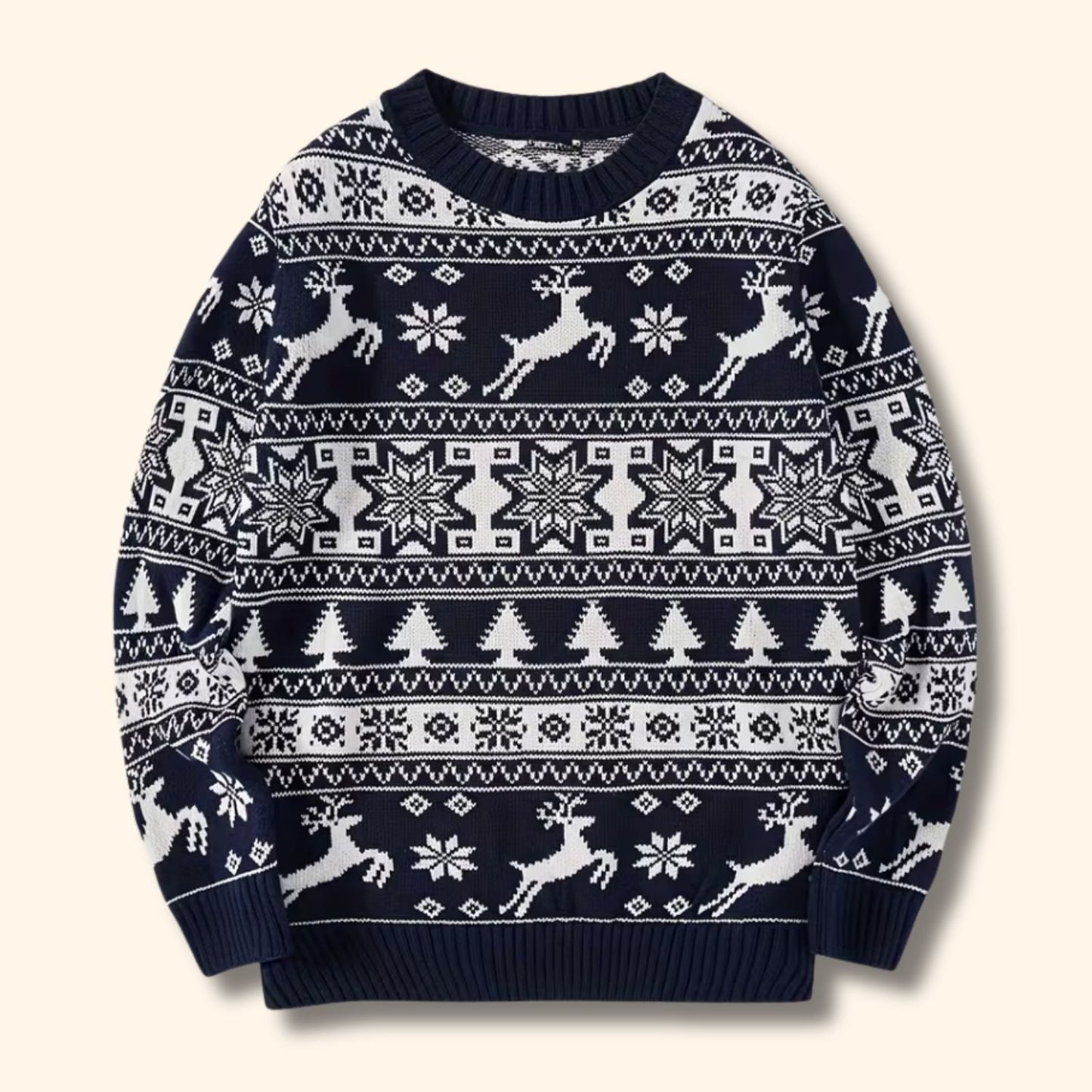 Nordic Reindeer Christmas Jumper | Zyphhra