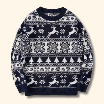 Nordic Reindeer Christmas Jumper | Zyphhra