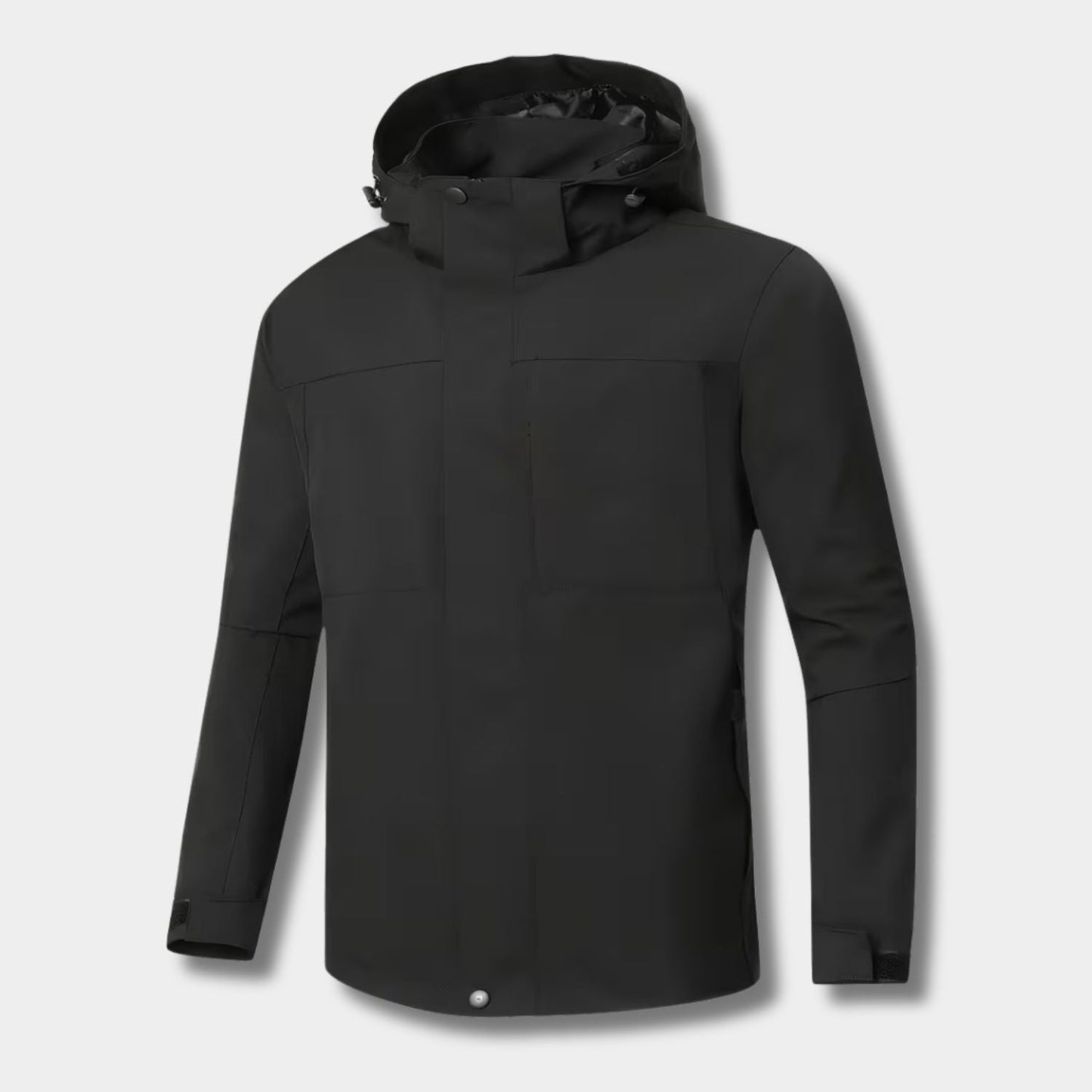 Hooded Shell Zip Waterproof Jacket | Zyphhra