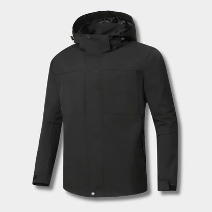 Hooded Shell Zip Waterproof Jacket | Zyphhra