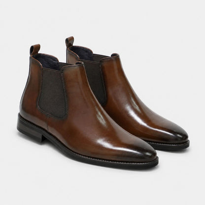 Refined Leather Chelsea Boots | Zyphhra