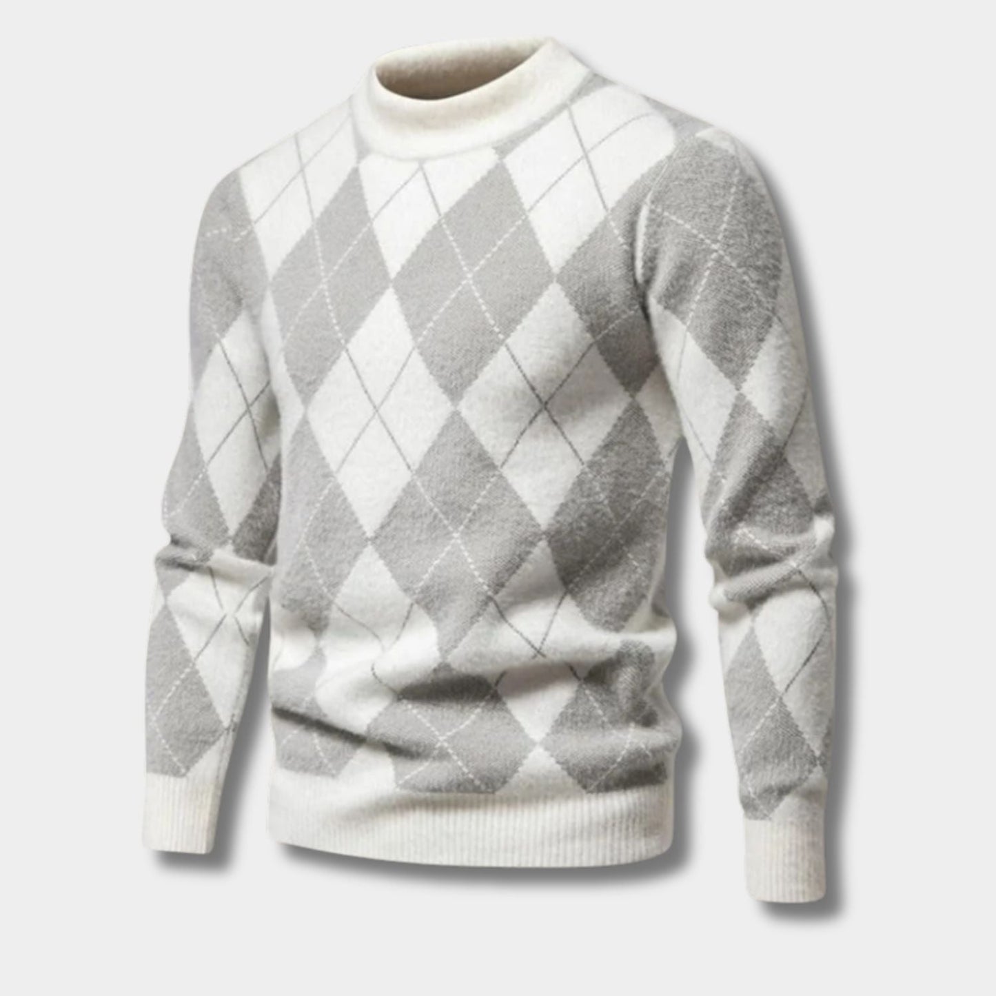 Argyle Knit Jumper | Zyphhra