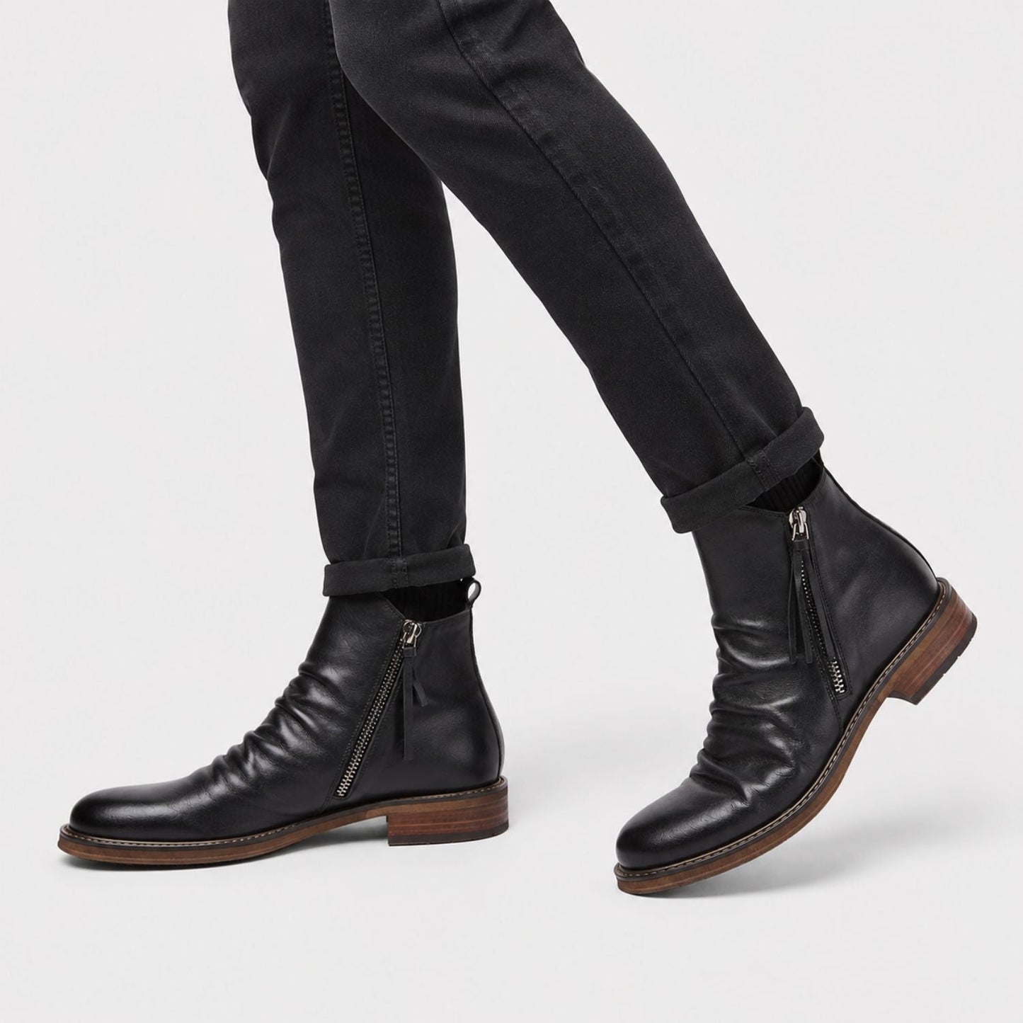 Vintage Side Zip Dress Boots | Zyphhra