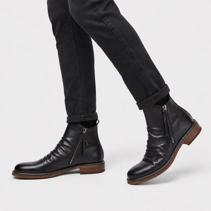 Vintage Side Zip Dress Boots | Zyphhra