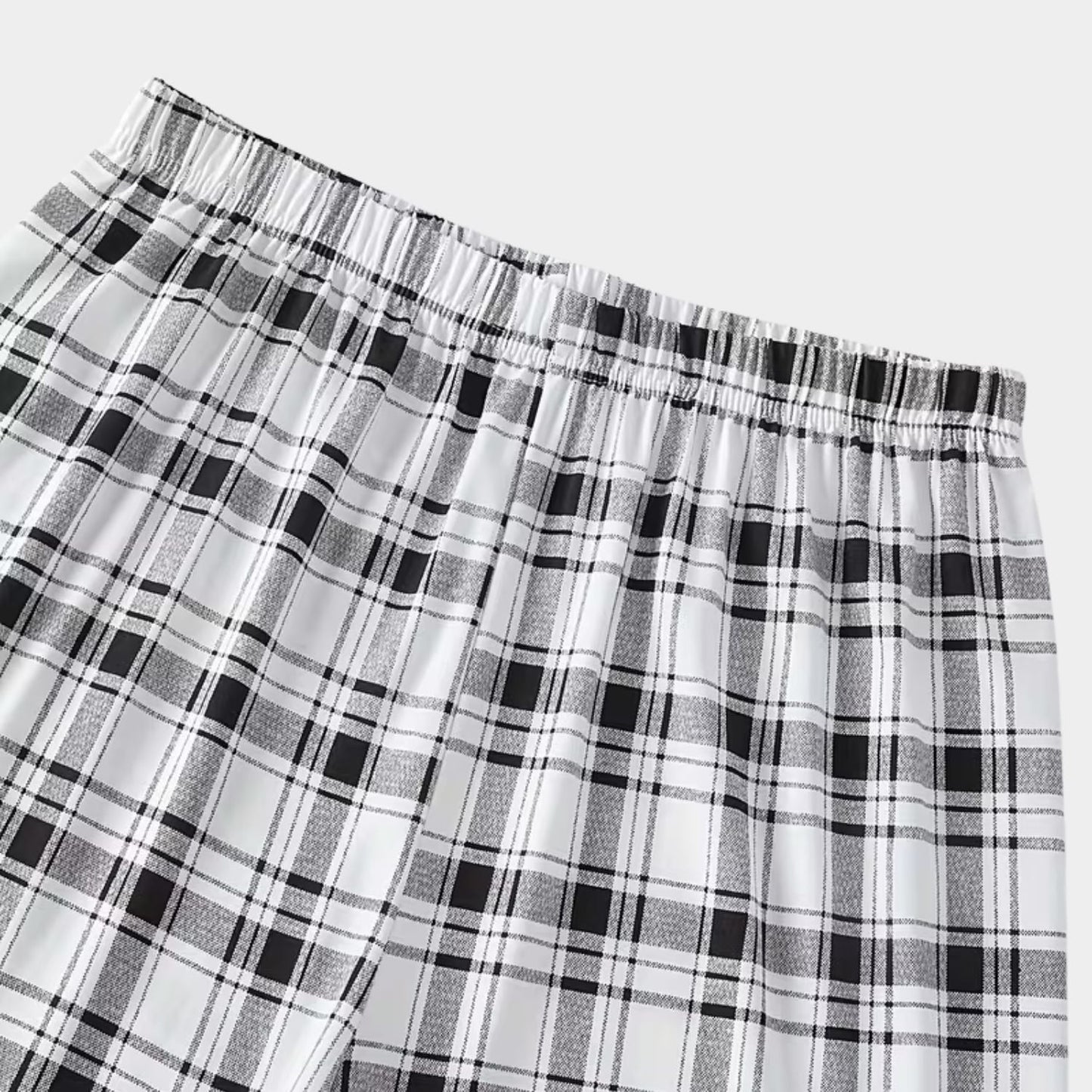 3-Piece Plaid Summer Pyjama Set | Zyphhra