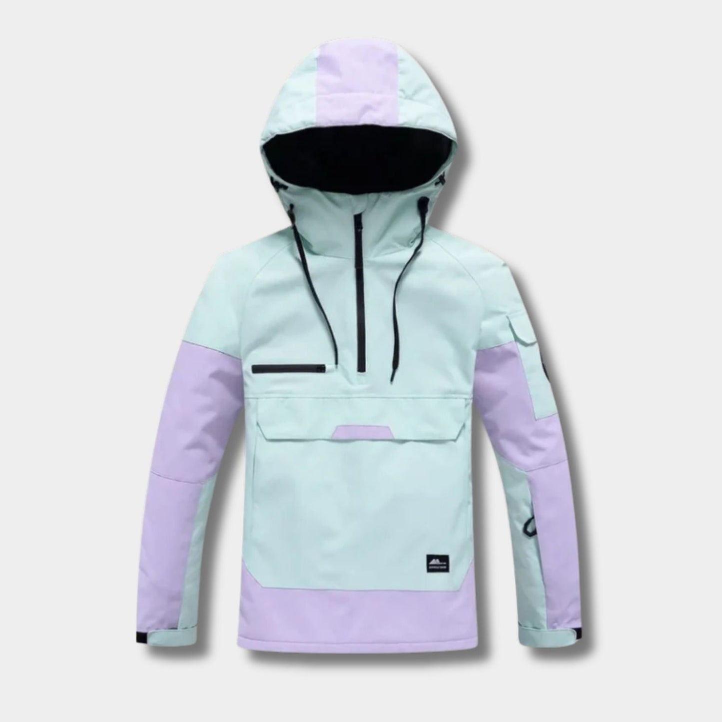 Hooded Half-Zip Ski Jacket | Zyphhra