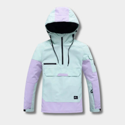 Hooded Half-Zip Ski Jacket | Zyphhra