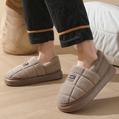 Plush Padded Winter Slippers | Zyphhra