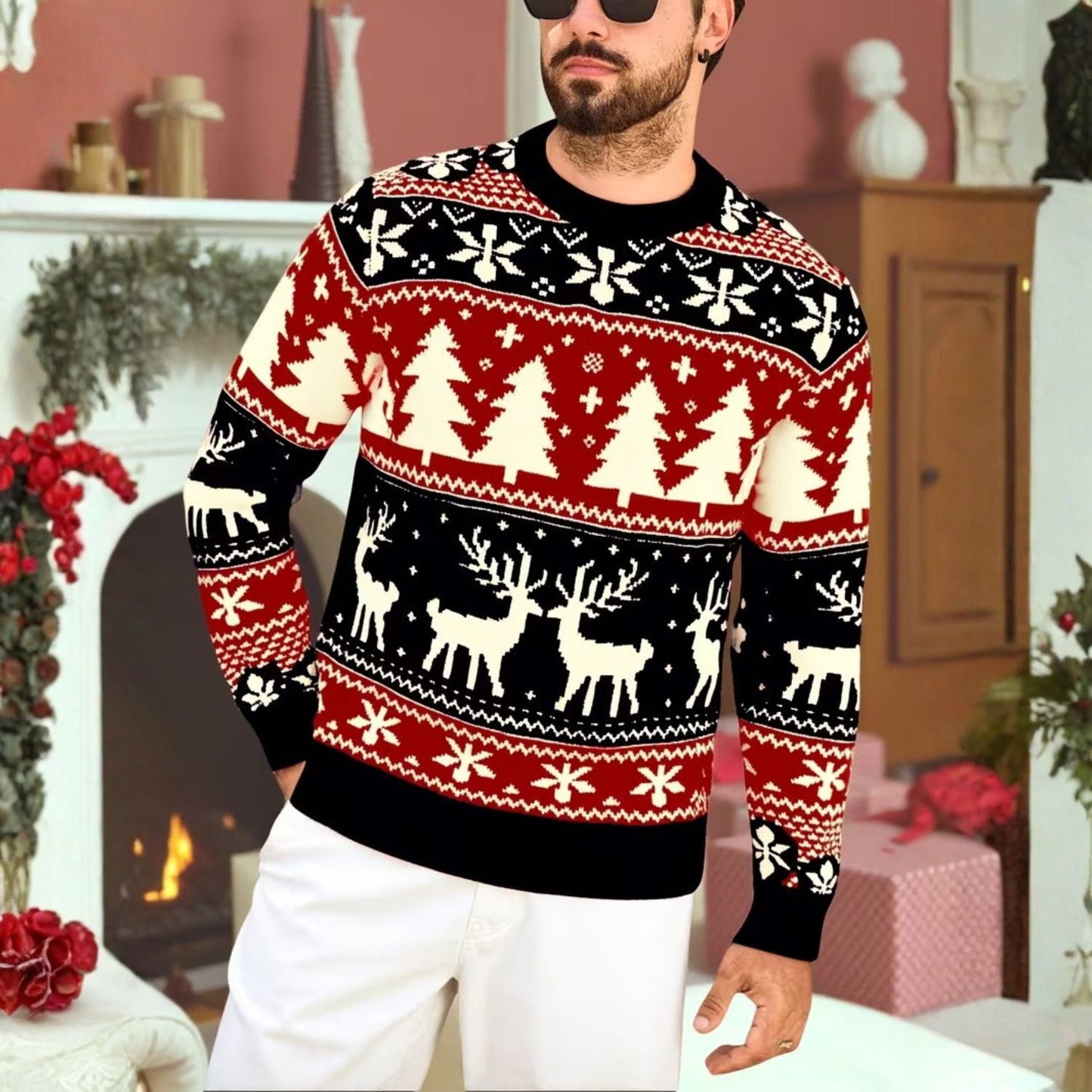 Reindeer Christmas Jumper | Zyphhra
