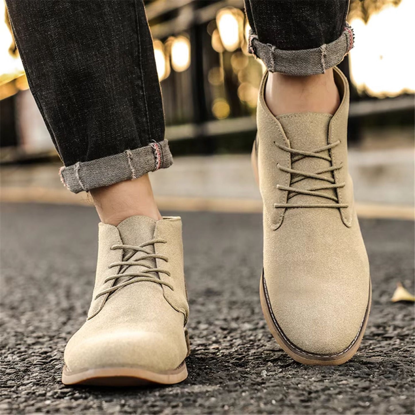 Refined Suede Dress Boots | Zyphhra