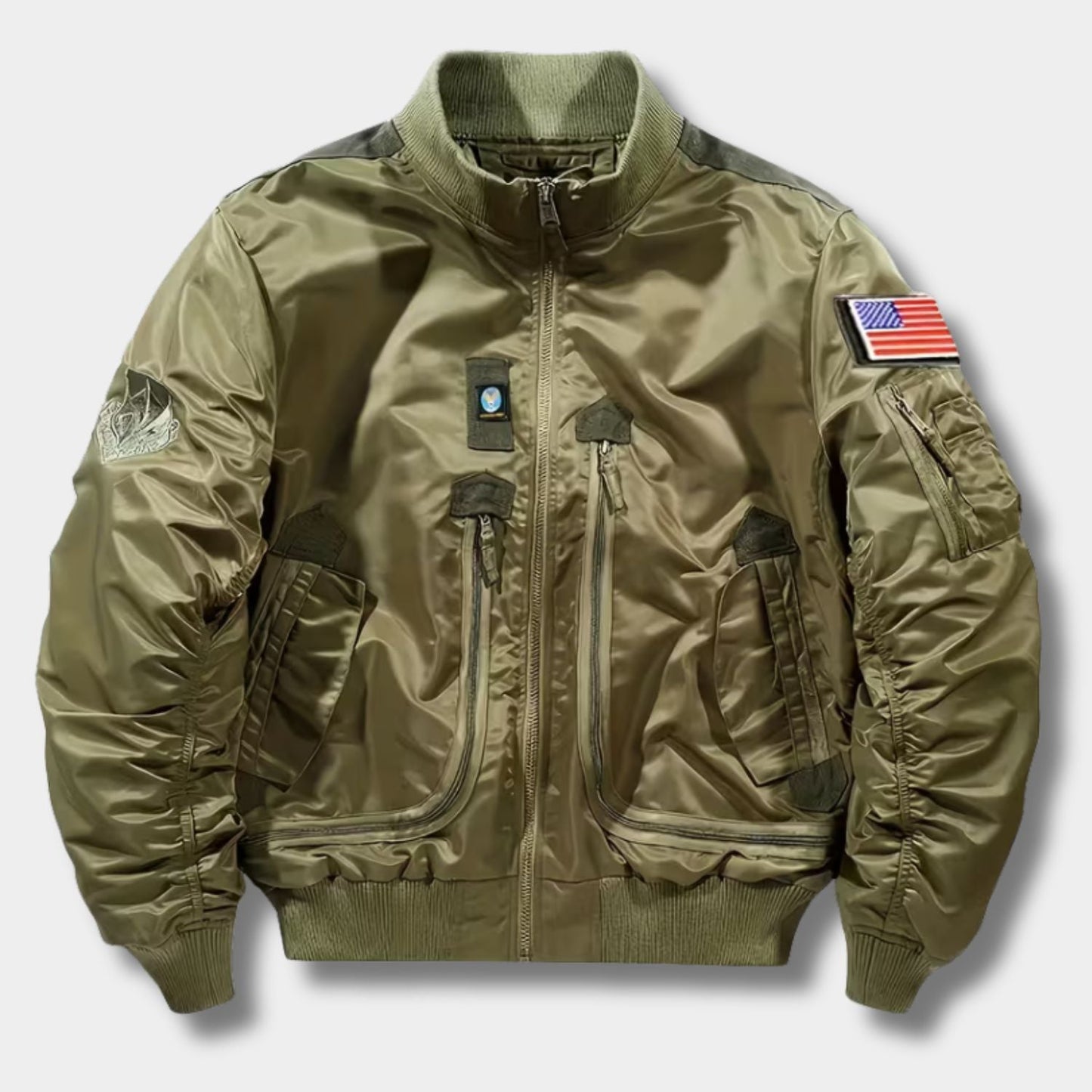 Tactical Multi-Pocket Bomber Jacket | Zyphhra