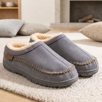 Warm Lined Moccasin Slippers | Zyphhra