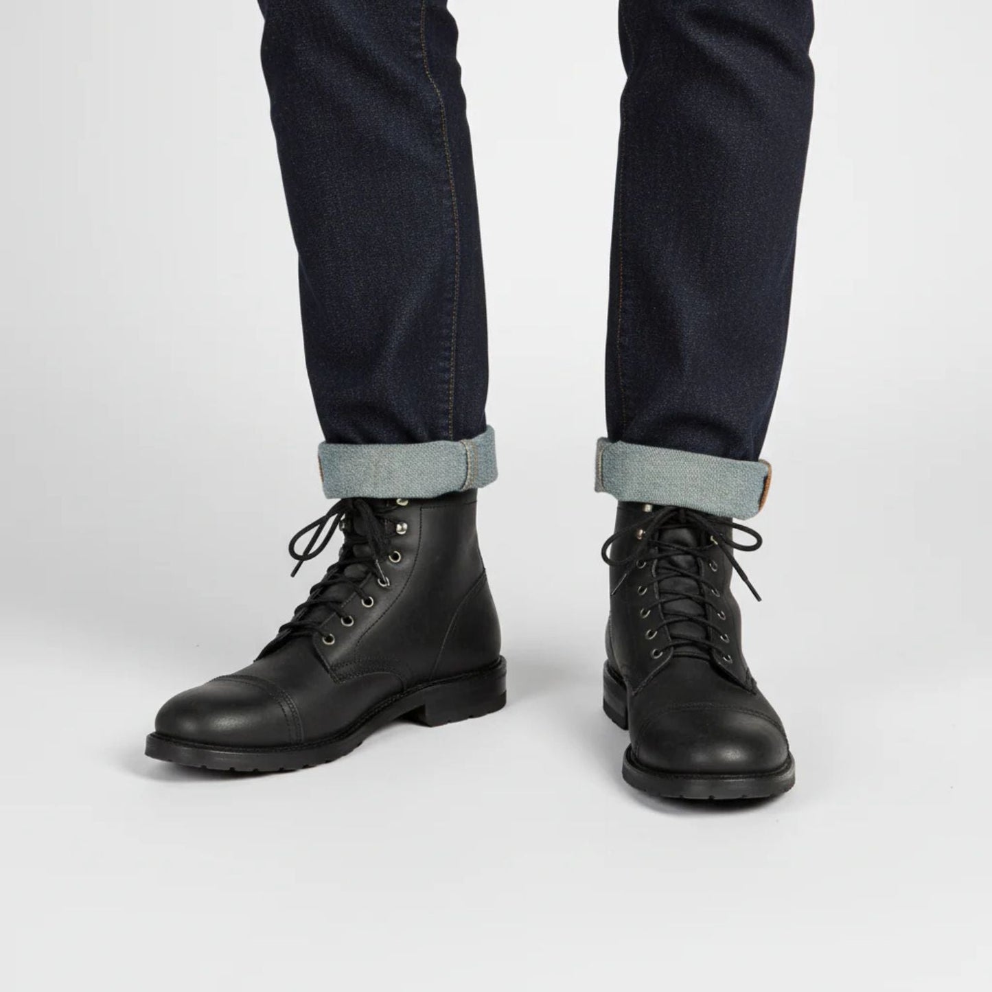 Retro Leather Dress Boots | Zyphhra