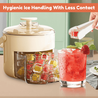 Compact Ice Cube Maker & Container | Zyphhra
