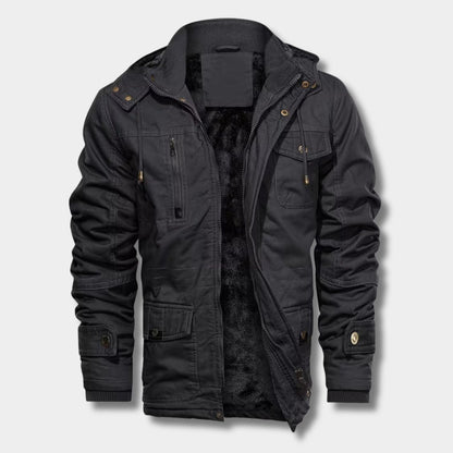 Multi-Pocket Military Winter Jacket | Zyphhra