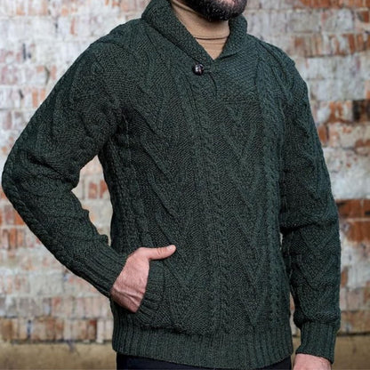 Classic Shawl Collar Knit Jumper | Zyphhra