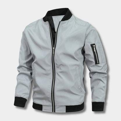 Minimal Utility Bomber Jacket | Zyphhra