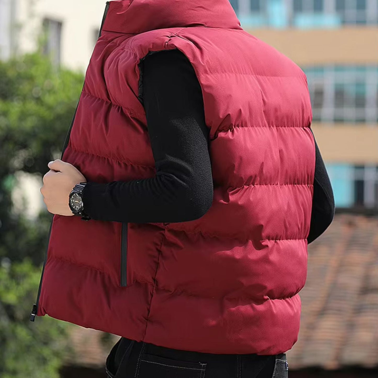 Quilted Zip-Up Puffer Gilet | Zyphhra