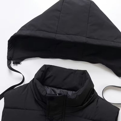 Hooded Winter Puffer Gilet | Zyphhra