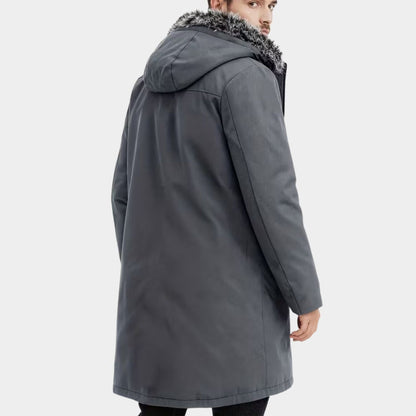 Fur Hood Longline Ski Coat | Zyphhra