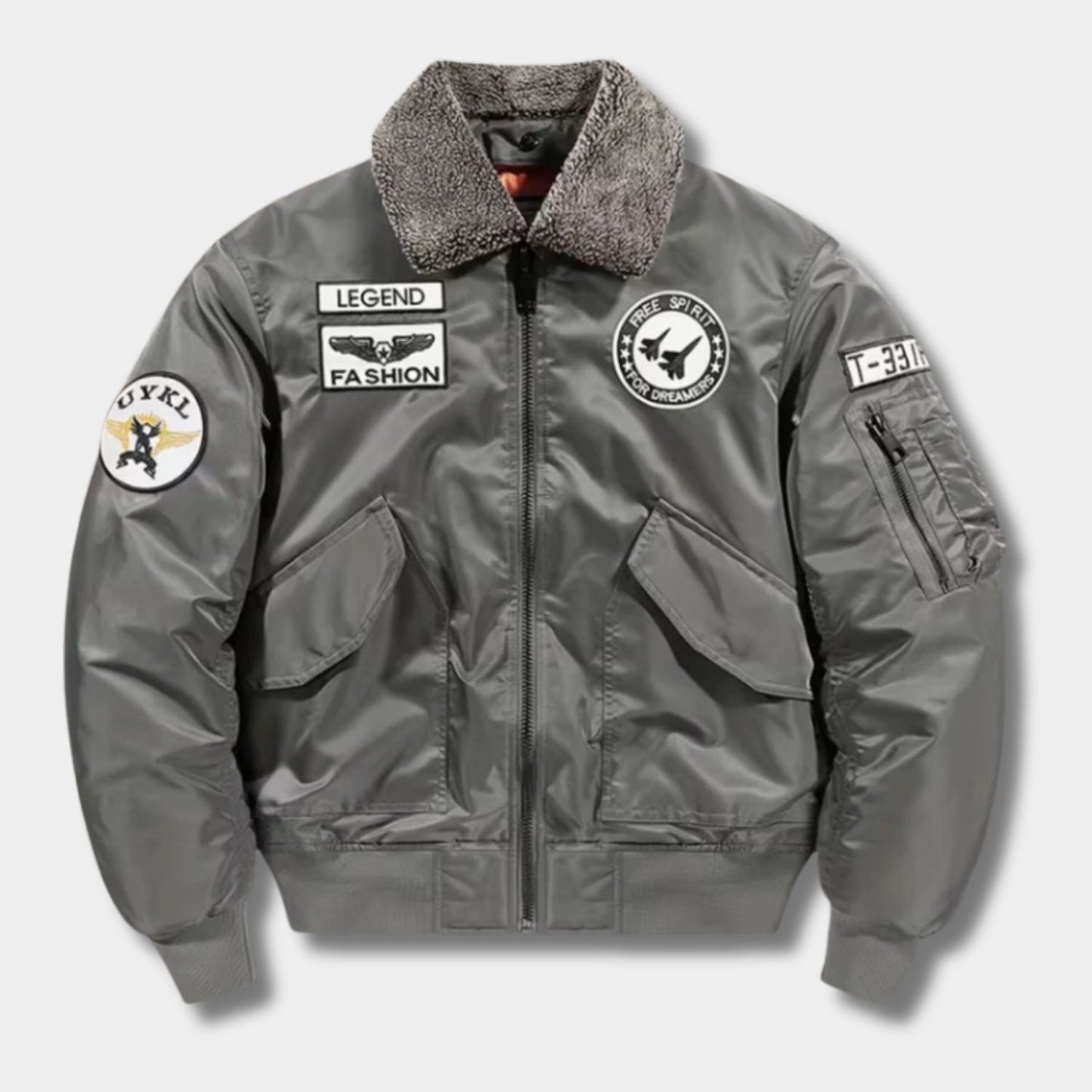 Oversized Flight Aviator Jacket | Zyphhra