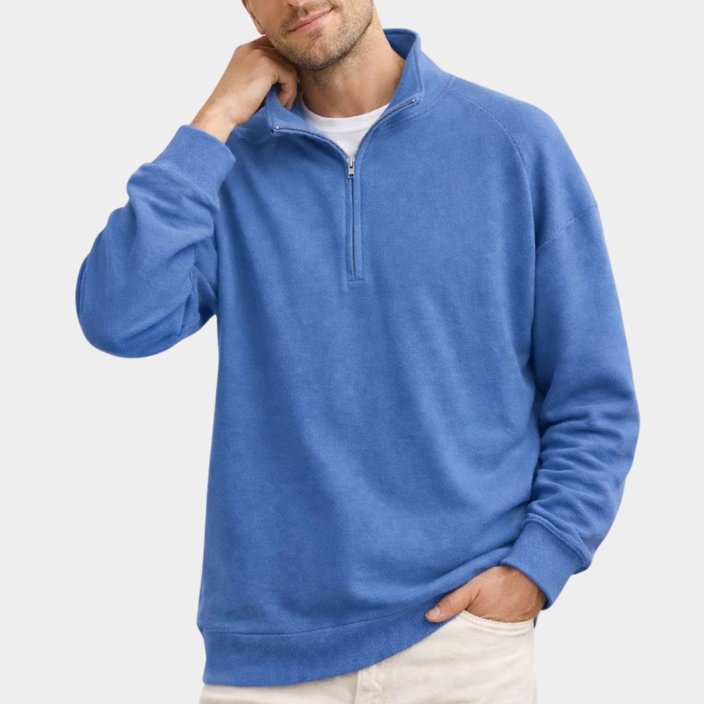 Stand Collar Fleece Quarter-Zip | Zyphhra