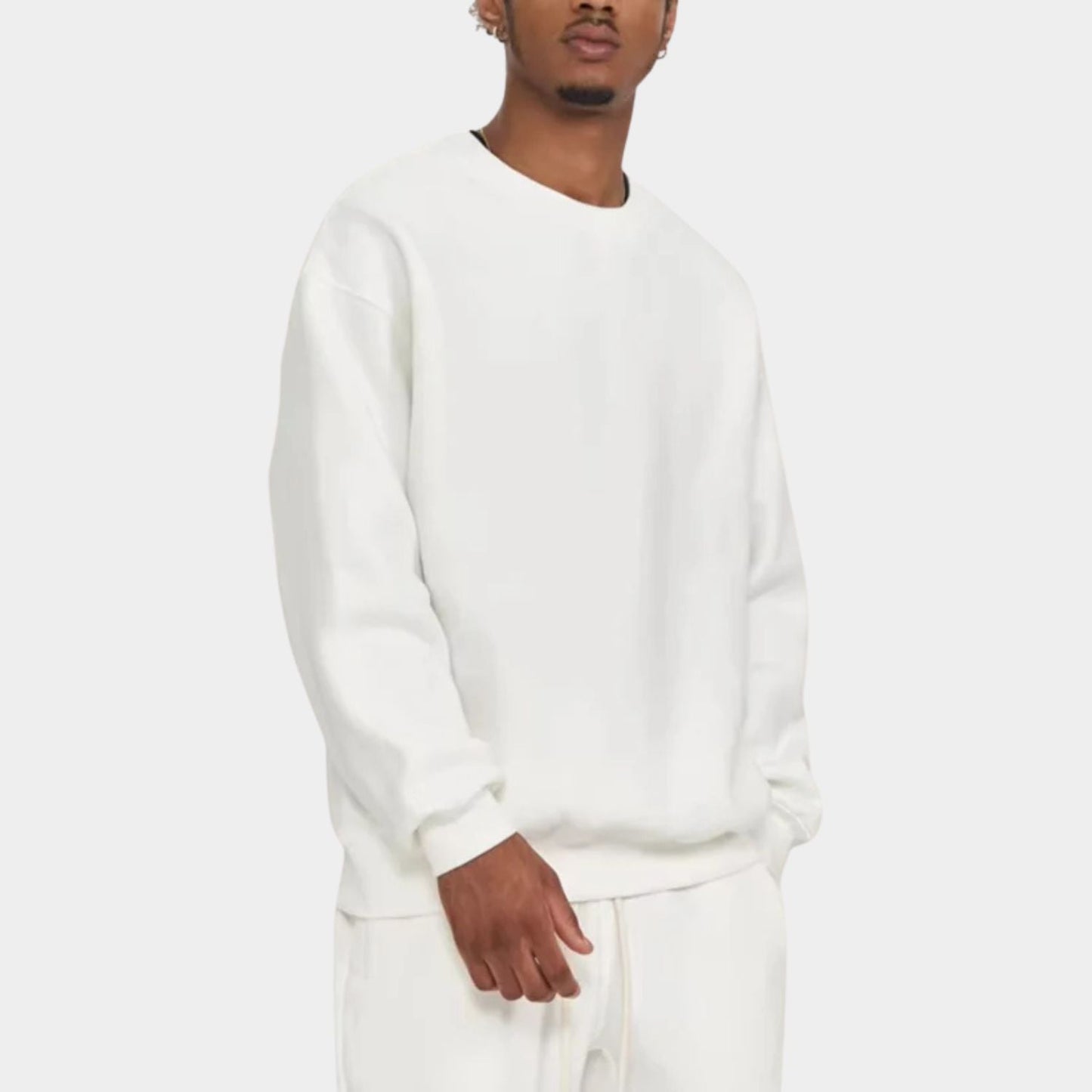 Relaxed Fit Crew Neck Jumper | Zyphhra