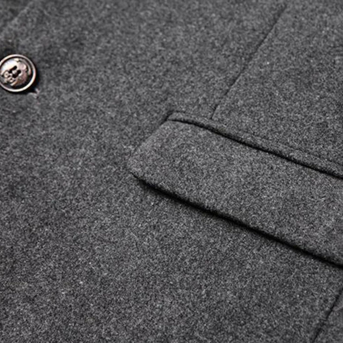 High Neck Wool Blend Over Coat | Zyphhra