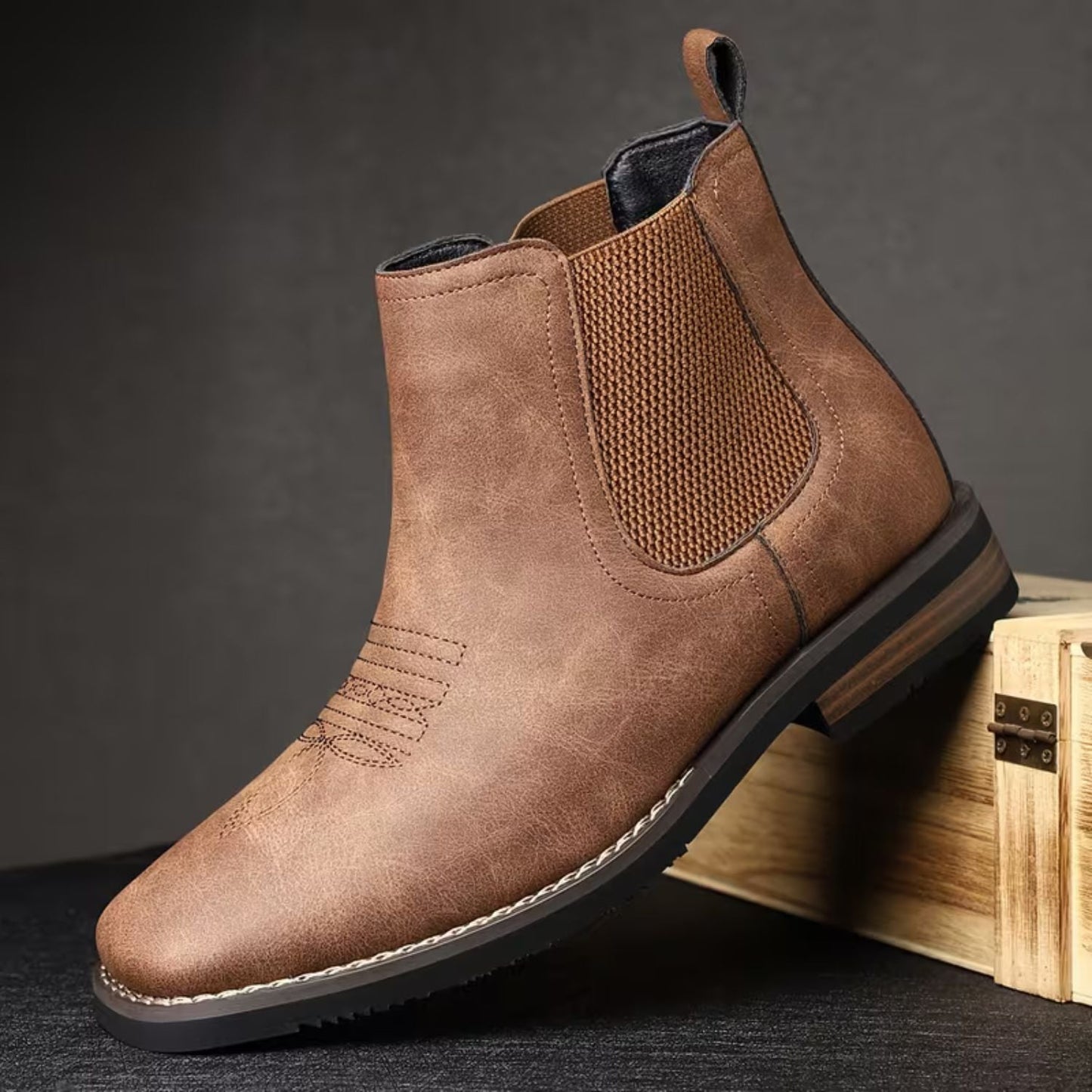 Minimalist Chelsea Dress Boots | Zyphhra