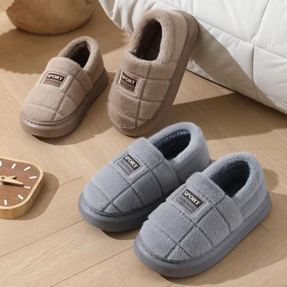 Plush Padded Winter Slippers | Zyphhra