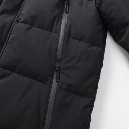 Long Hooded Puffer Ski Coat | Zyphhra